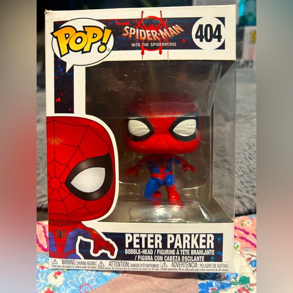 Pop Spider-Man Figure with Red and Blue Suit 404